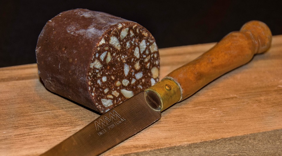 Morcilla de chocolate para Reyes Magos. Imagen y realización de Rodolfo Arévalo