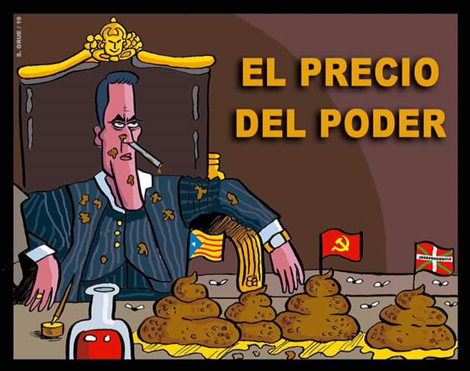 Españoles, ya quedan solo tres días para que se acabe la gozadera. Ilustración de Santi Orue