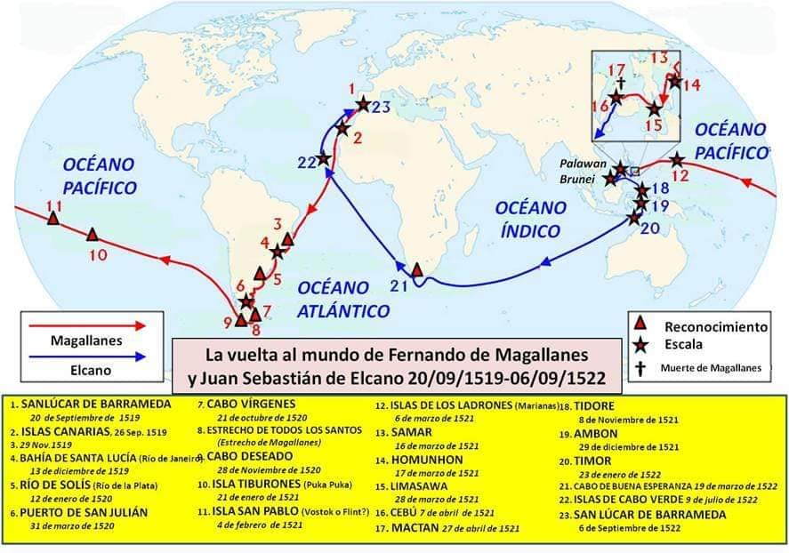 Conmemoración del V Centenario de la expedición MagallanesEl Cano