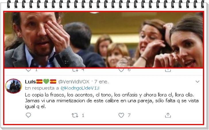 Solo falta que se vista igual que él