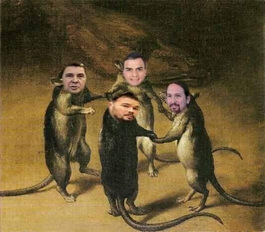 Antipatía indignada, no por las ratas que pronto roerán lo nuestro, sino por esos millones de personajes que han votado