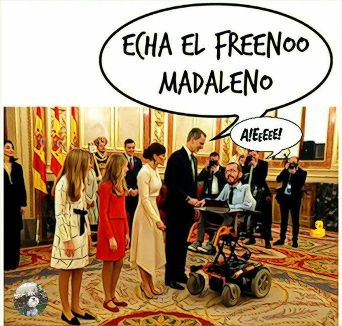 Casi atropella a las infantas. Por Linda Galmor