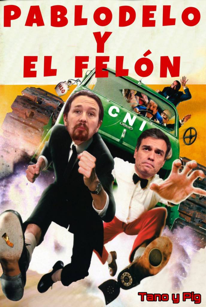 Con el CNI , las televisiones y medios de comunicación en manos de Podemos y sabiendo sus relaciones con el Narcotráficante Maduro, ¿ Podemos ya hablar para llamar a cada cosa por su nombre, de Golpe de Estado? Ilustración de Tano y Pig