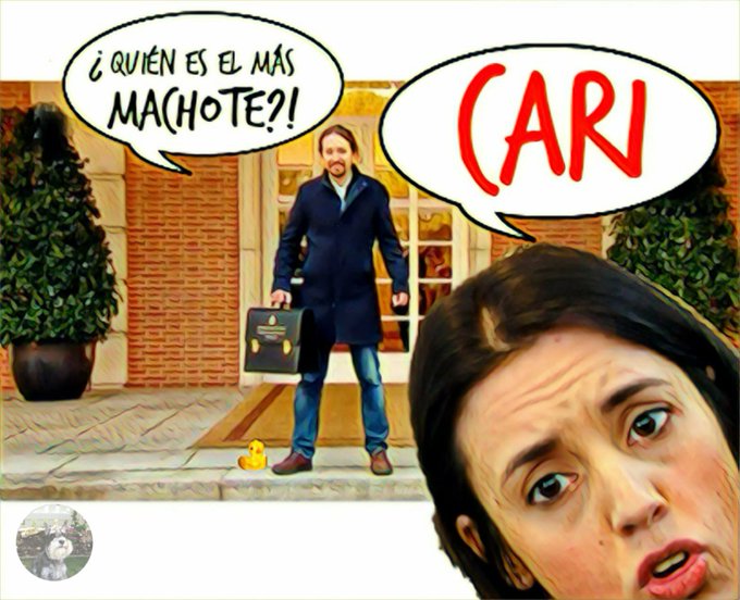 Como no lo ate en corto, el machote puede fastidiar su chupiley feminista. Por Linda Galmor