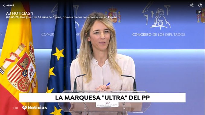 La marquesa ultra del Partido Popular