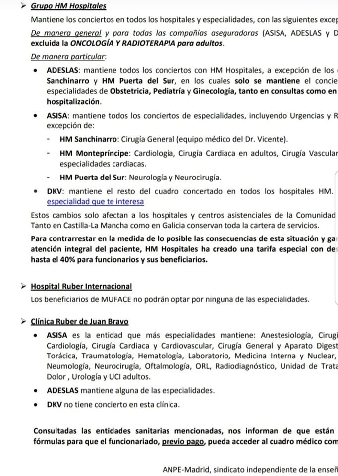 Lo cierto es que no es así, habrá acudido por privado