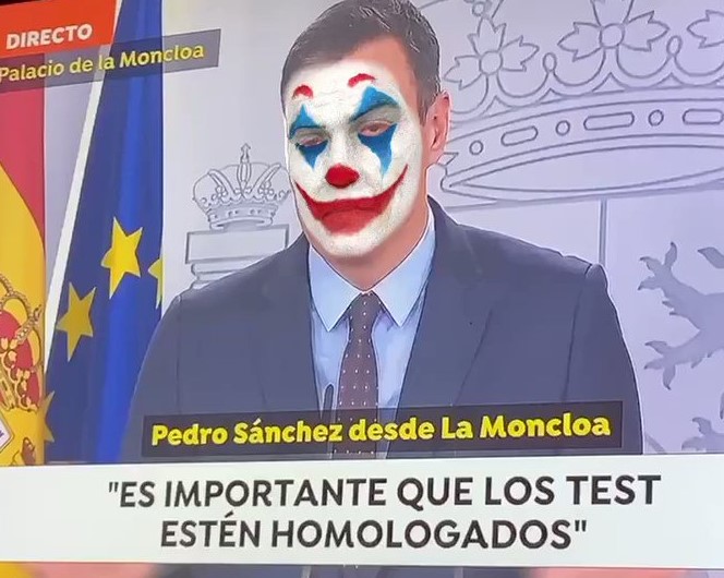 Siento ya al coronavirus y los comunistas como animal diario de compañía