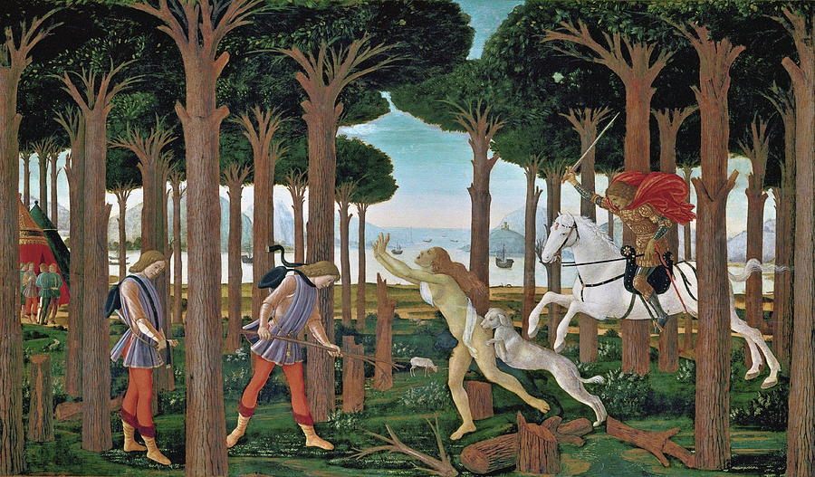 Sandro Boticelli. La historia de Nastagio degli Onesti,