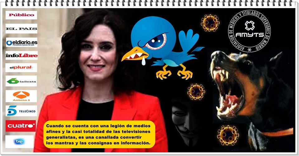 La canallada del periodismo con rodilleras y subvencionado continúa