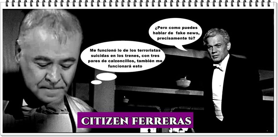 Pero cómo puedes hablar de fake news precisamente tú