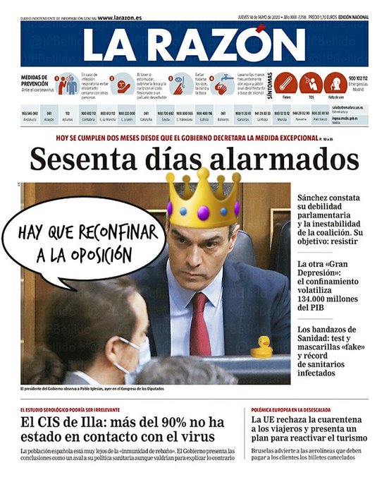El Gobierno de Sánchez de progreso y súper democrático detesta las sesiones de control del Congreso. Cualquier día las prohíben. Por Linda Galmor