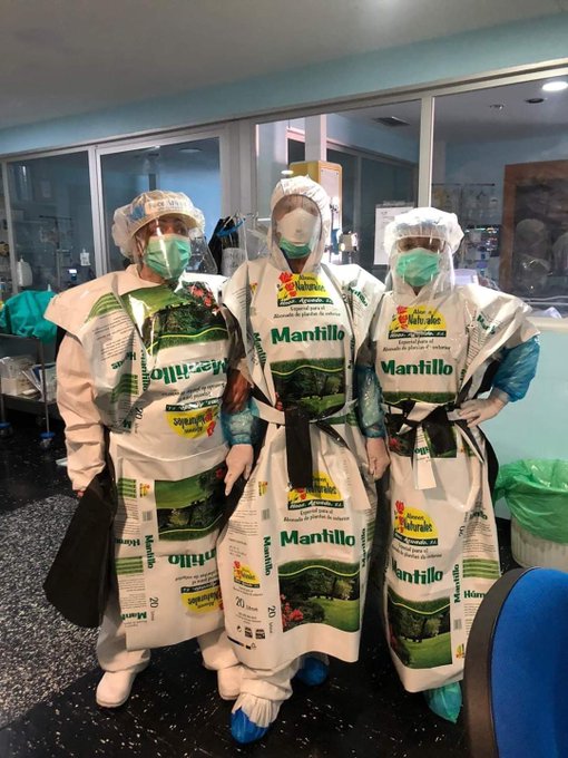 Desde entonces el Gobierno repartió solo media bata por sanitario en 40 días.