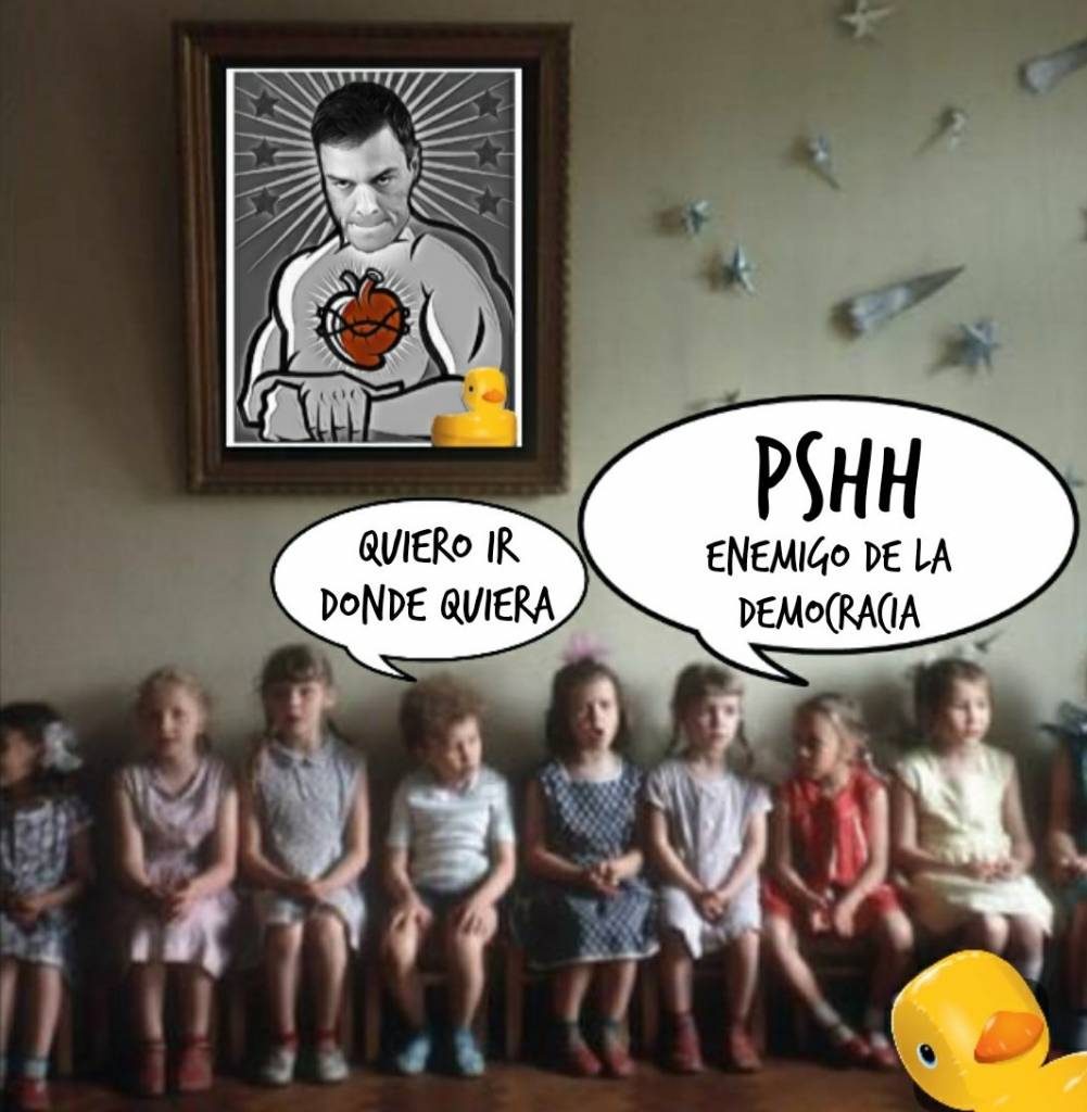 La desecalada, sin test y sin transparencia hacia la nueva normalidad. Ilustración de linda Galmor