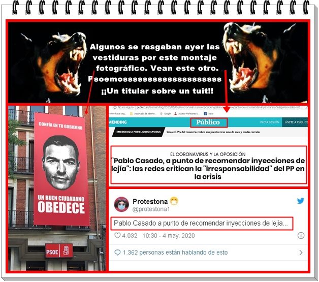 la gente se rasga las vestiduras