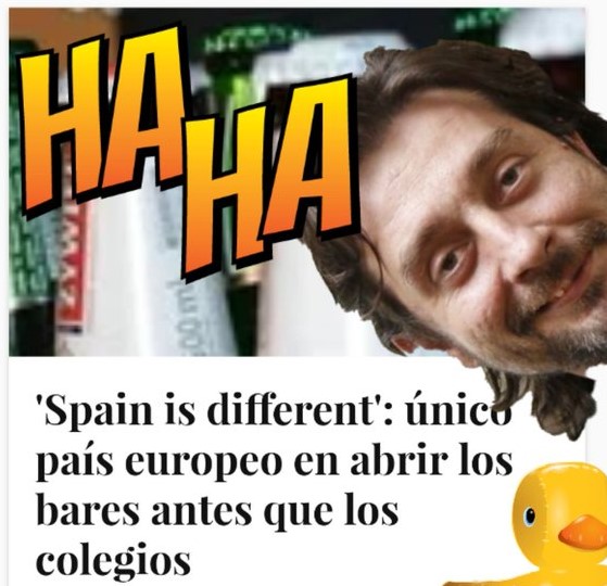 Sigo alucinada con lo de los bares en esta Spain is different. Por Linda Galmor