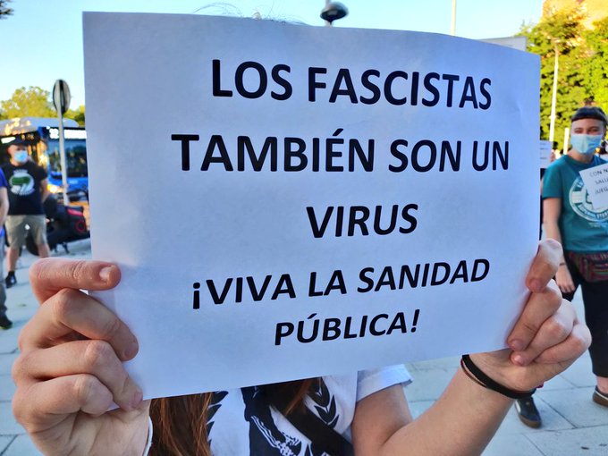 Defiende la sanidad pública frente a los ataques fascistas