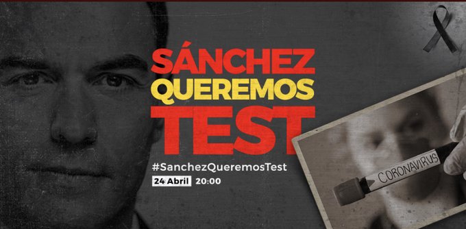 Superadas las 8 semanas no se hacen test masivos a la población y se engaña a organismos internacionales.