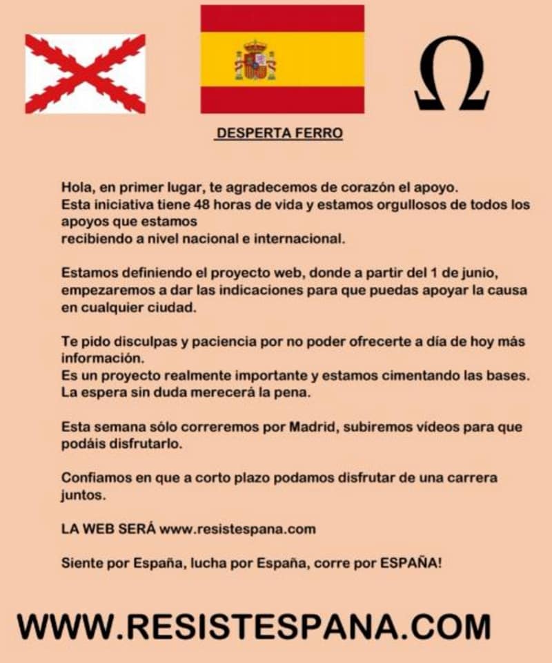 Amor a España, su unidad, a las instituciones y a todos sus símbolos