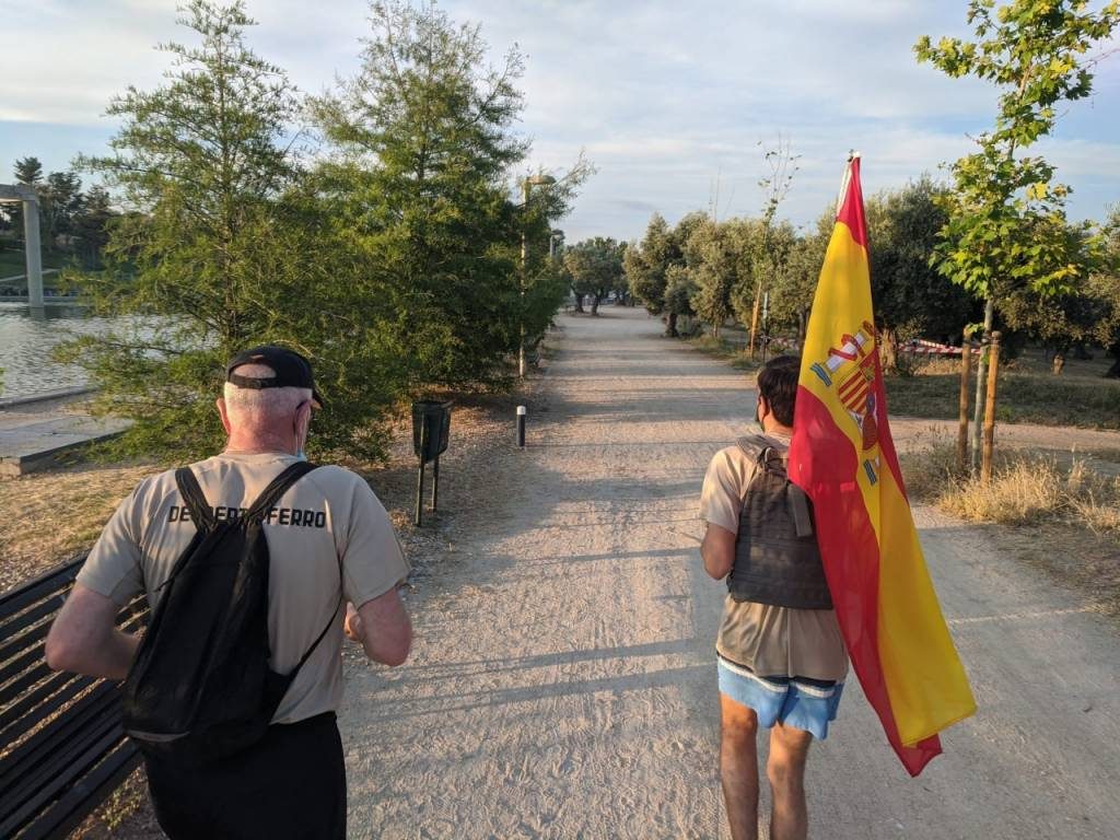 En la carrera