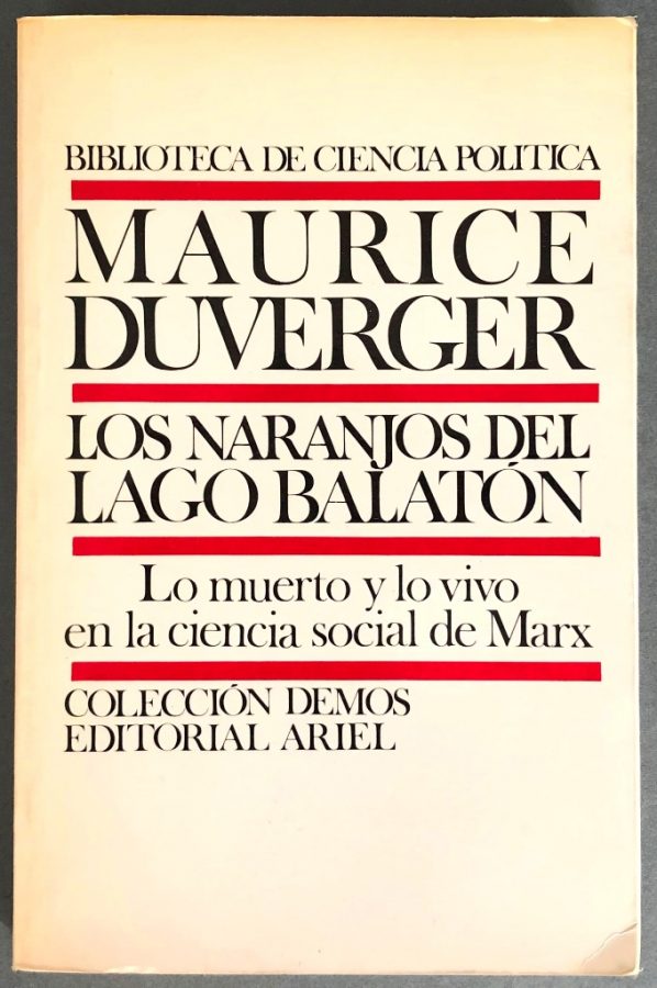 Los naranjos del lago Balatón de Maurice Duverger