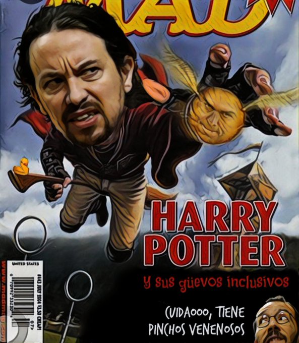 De las pelis con chepas nuestra preferida es Chepas Potter. Por Linda Galmor