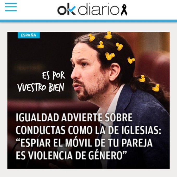 Ejemplo de machista. Por Linda Galmor