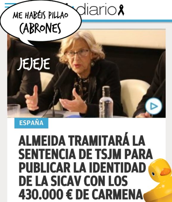 La Carmena Tres en Uno. Por Linda galmor