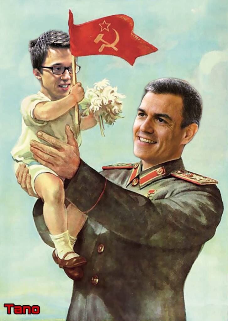 Aquí no dimite nadie, así asesine a su madre. Ilustración de Tano