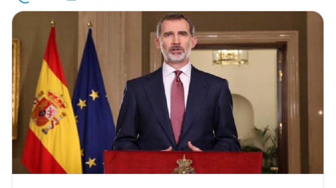 Carta a S. M. EL Rey Felipe VI