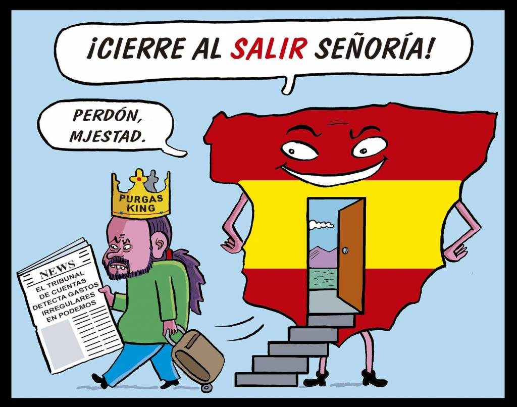 El Tribunal de Cuentas detecta contrataciones arbitrarias y gastos irregulares en Podemos, promotores de la República. Por Santi Orue