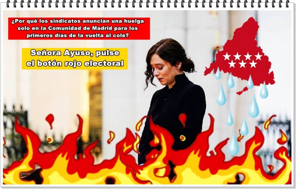 Señora Ayuso, pulse el botón rojo electoral