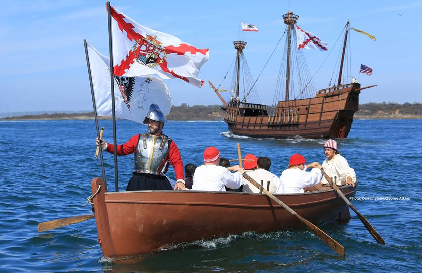 El 28 de septiembre de 1542, el español Juan Rodríguez Cabrillo se convirtió en el primer europeo en llegar a las costas del actual territorio de California en EEUU en su misión al servicio de la corona española. Su hazaña se recrea en el "Cabrillo Festival" en San Diego #HispanicHeritageMonth http://ow.ly/PdCJ50BAUIE