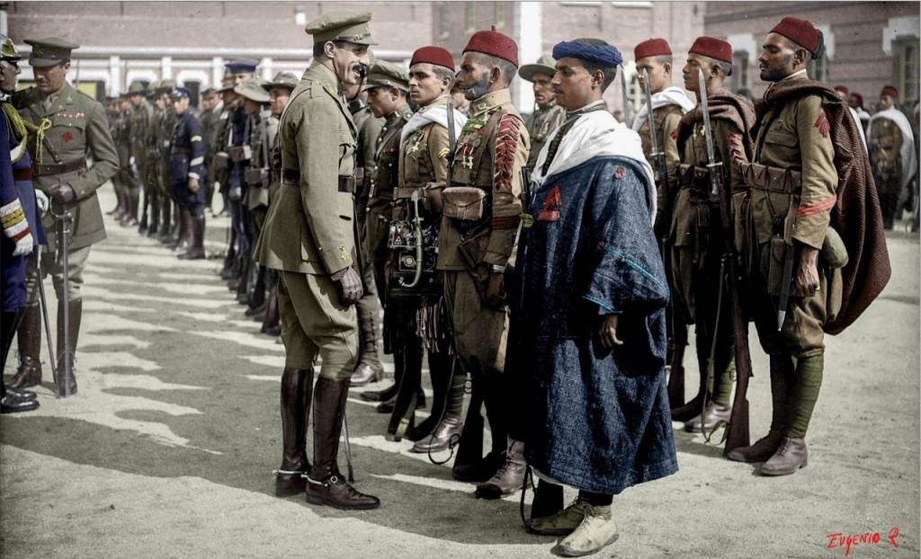 La imagen de un guerrero de Regulares