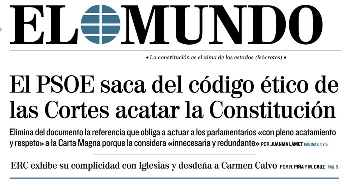 Pero ¿Quién acata la Constitución?