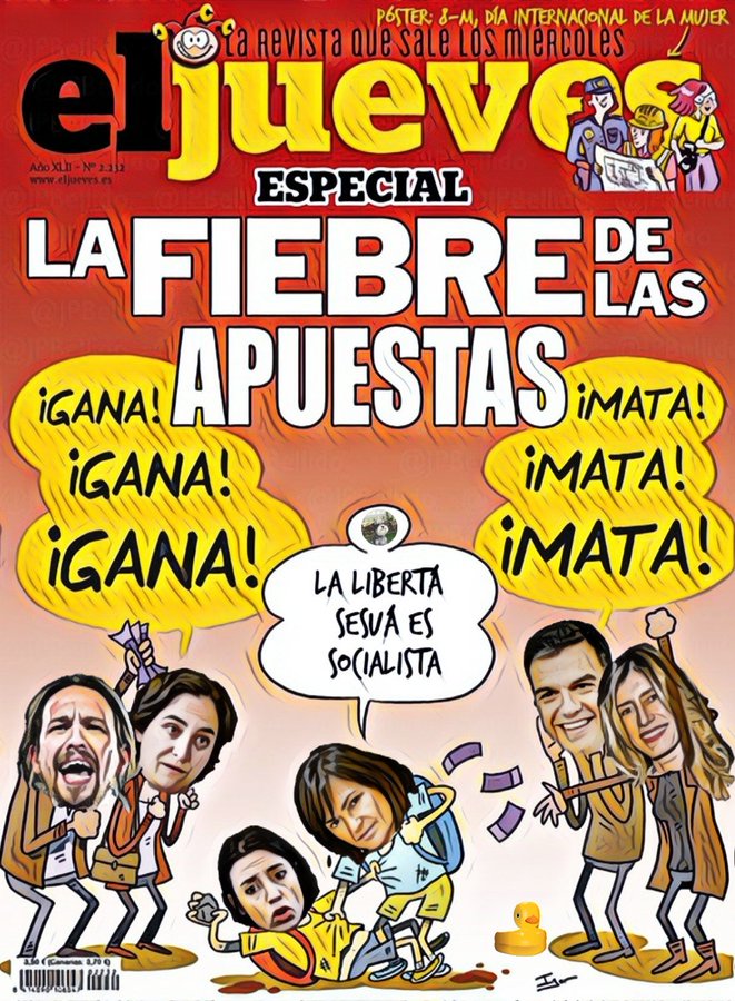 Ellos a lo suyo, a ver quién pilla más. Por Linda Galmor