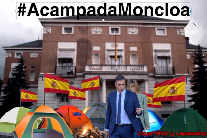 Entrevista con #AcampadaMoncloa. Ilustración de Tano