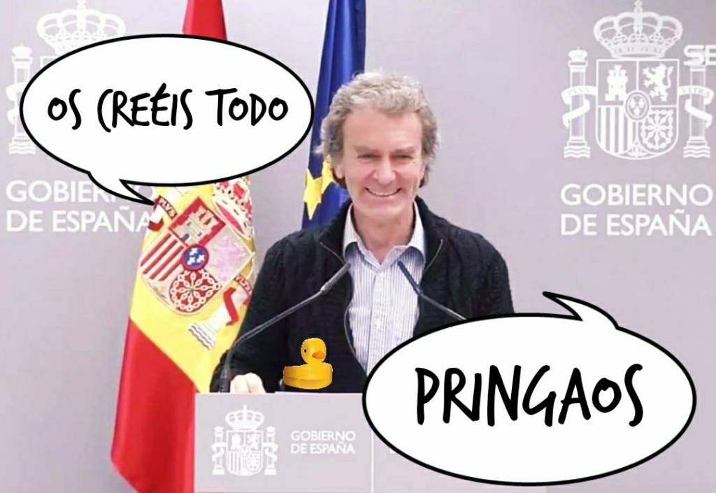 Nos declaran un estado de alarma ilegal y todos callan. Ilustración de Linda Galmor