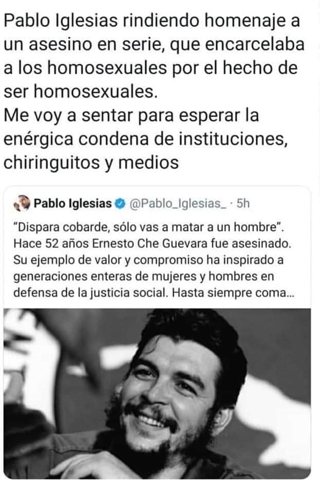 Pablo Iglesias y el Che