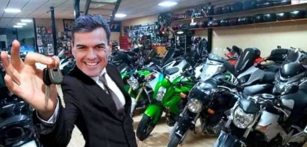 Pedro Sanchez Castejon de profesion vendedor de motos