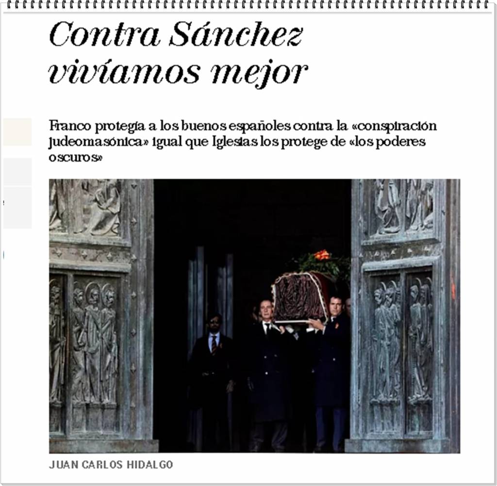 Una cosa que le gustaba mucho a Franco era elegir a los jueces. Sin consenso, porque no había oposición