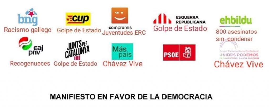 El manifiesto a favor de la democracia
