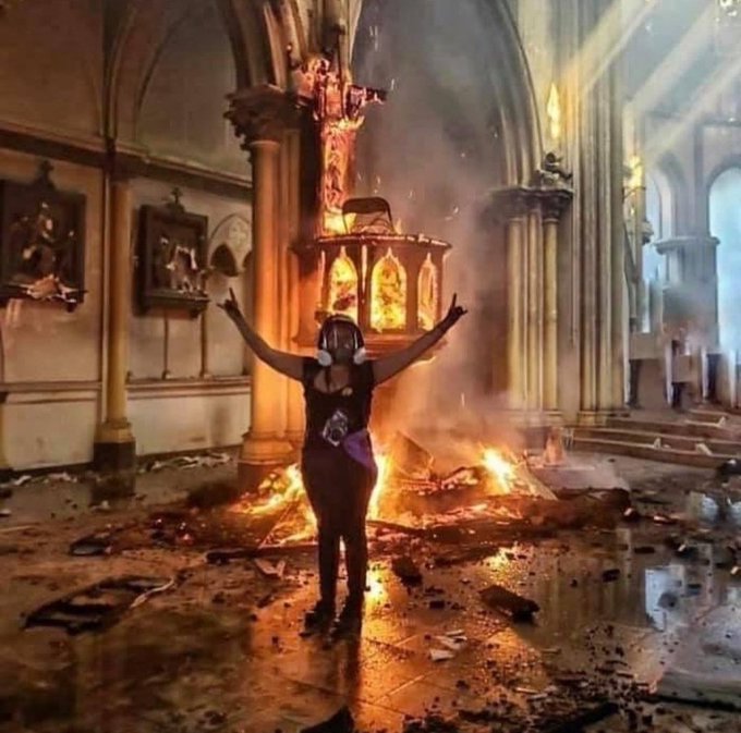 la foto del mal de Chile