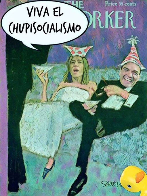 80.000 muertos y subiendo, españoles confinados en sus pueblos, crisis económica gigante, 5 millones de parados, invasión africana, ...Y una nueva ley de educación. Ilustración de Linda Galmor
