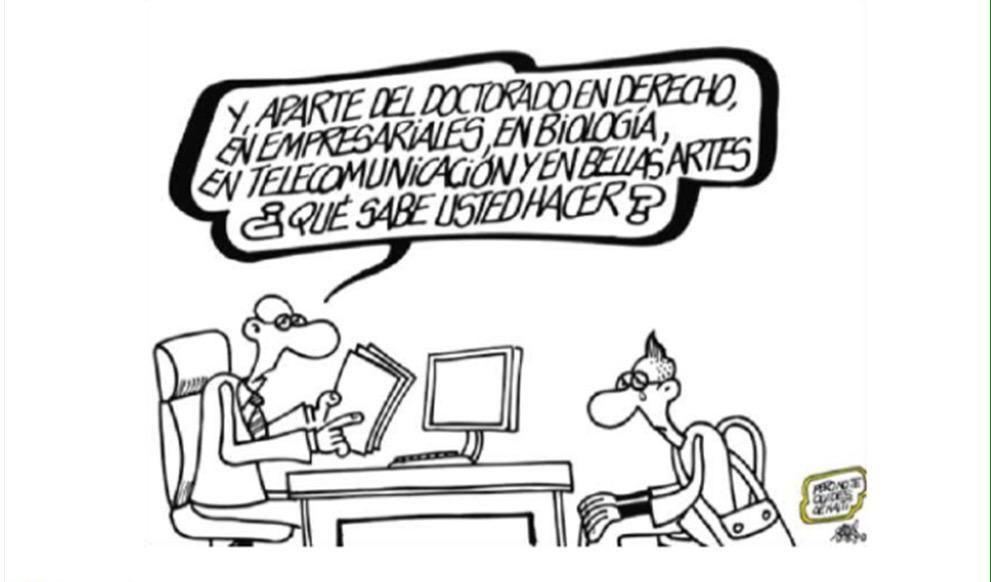 y ahora qué. Viñeta de Forges