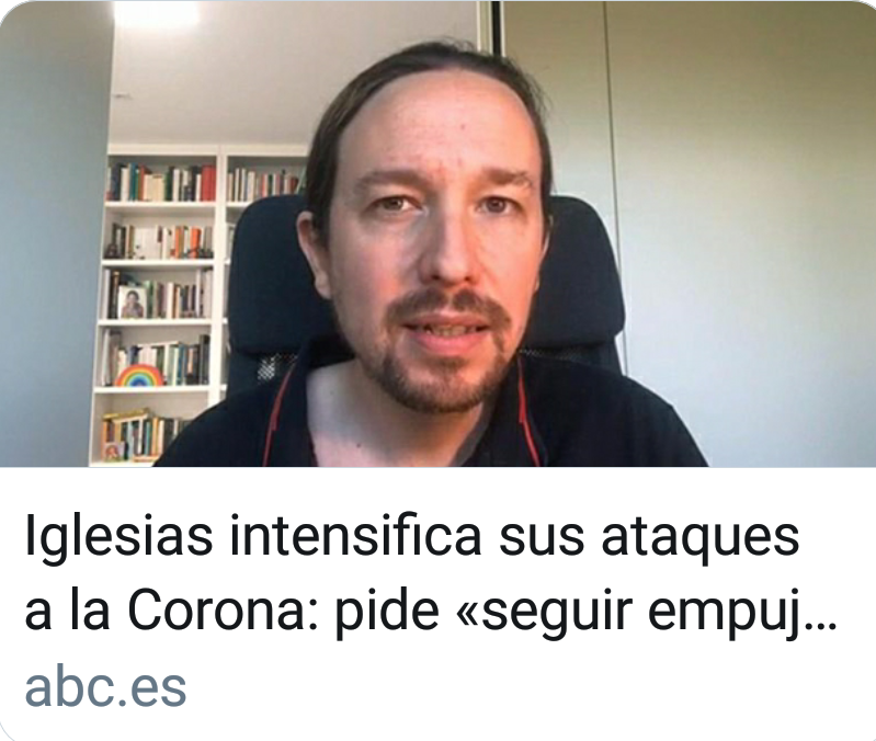 Iglesias intensifica sus ataques al Rey