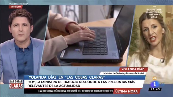 Los falsos argumentos que utiliza la ministra Díaz: "Los países de nuestro entorno están subiendo el SMI, una medida efectiva ante la desigualdad. El Gobierno de Rajoy fue el único de nuestra historia que congeló la subida".