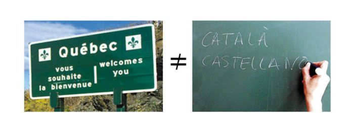 De la inmersión en Quebec y en Cataluña