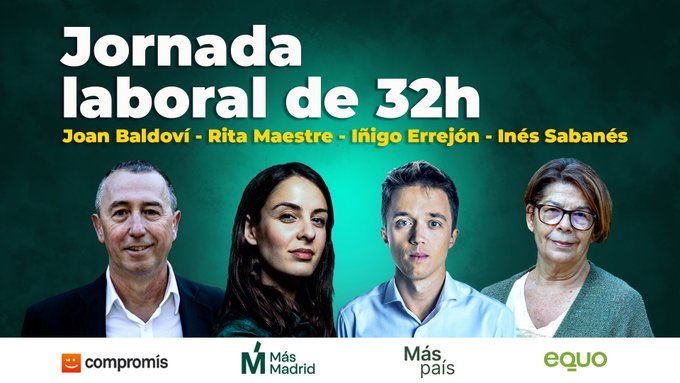 Dice Errejón, que trabajamos demasiado