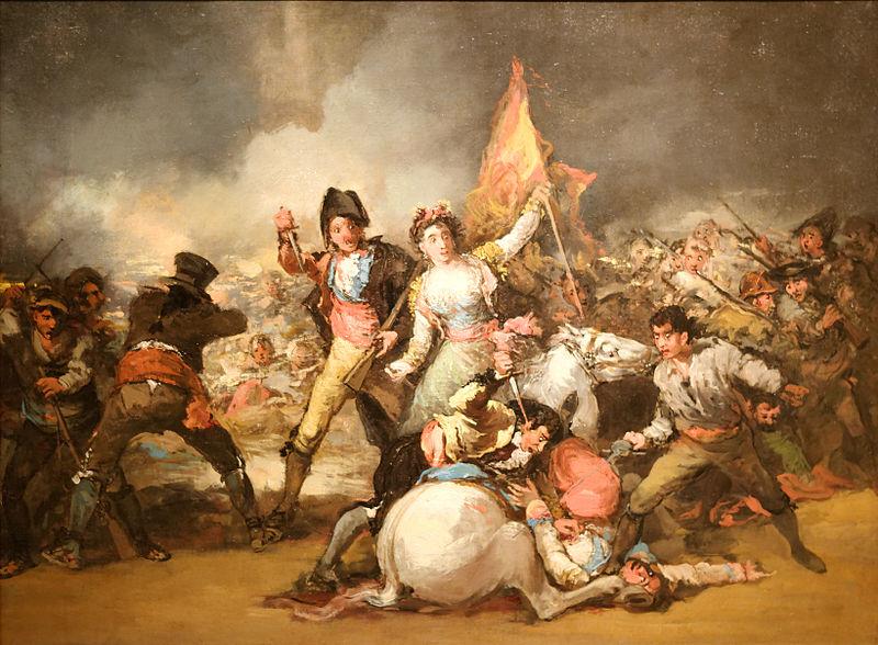 El 2 de Mayo, de Eugenio Lucas Velázquez. Está expuesto en el Museo de Bellas Artes de Budapest, Hungría