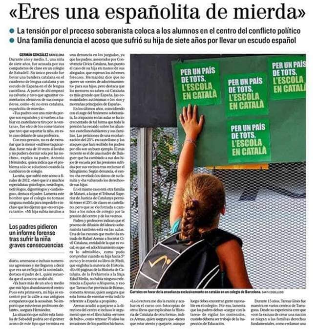 Eres una españolita de mierda